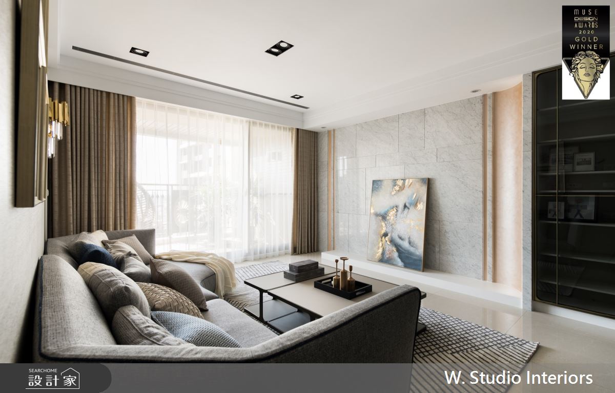 59坪新成屋(5年以下)＿現代風客廳案例圖片＿哲苑室內設計 W. Studio Interiors＿哲苑_03YCP Residence之6
