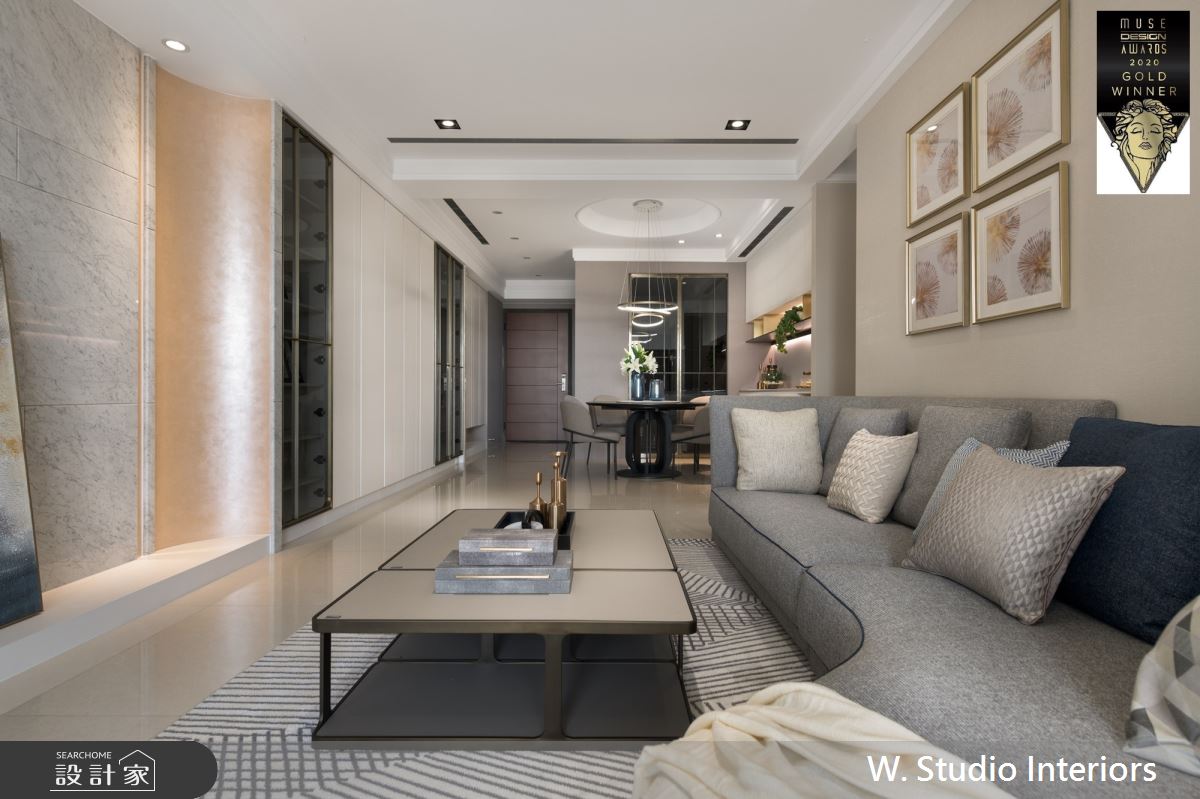 59坪新成屋(5年以下)＿現代風客廳案例圖片＿哲苑室內設計 W. Studio Interiors＿哲苑_03YCP Residence之9