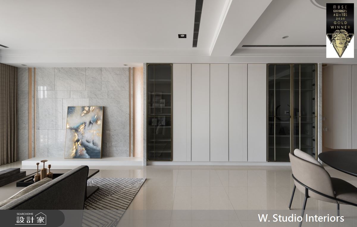 59坪新成屋(5年以下)＿現代風客廳案例圖片＿哲苑室內設計 W. Studio Interiors＿哲苑_03YCP Residence之4