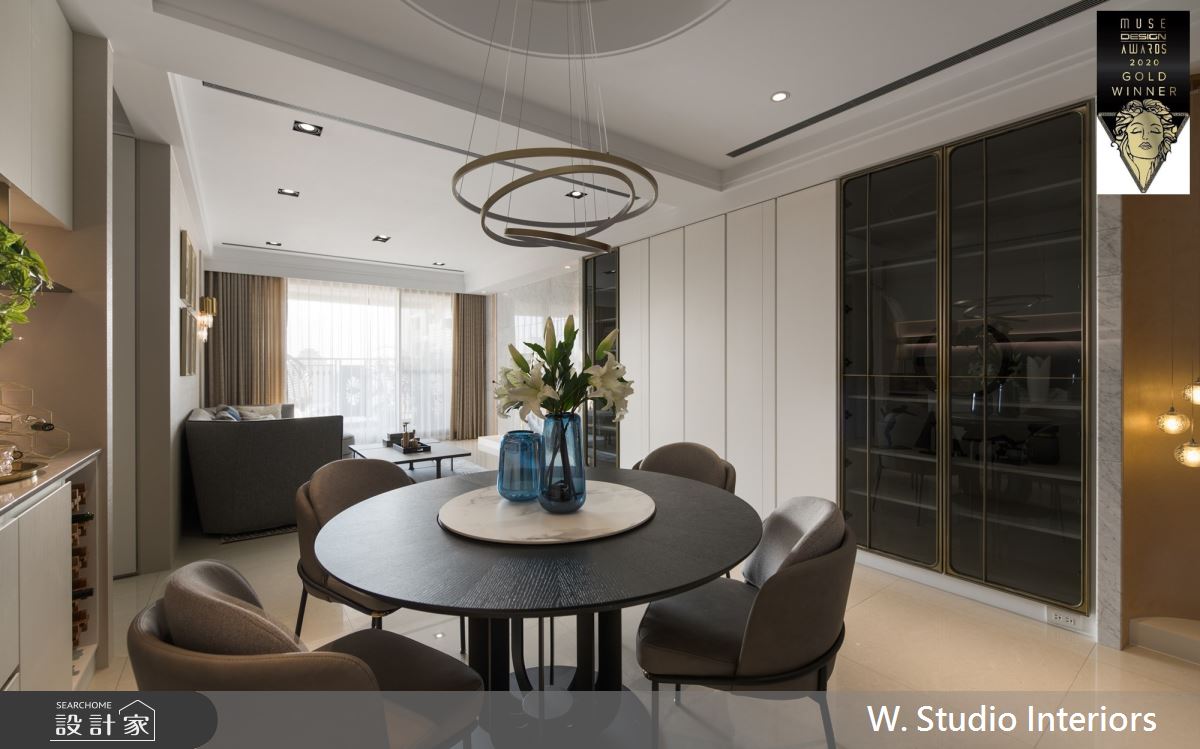 59坪新成屋(5年以下)＿現代風餐廳案例圖片＿哲苑室內設計 W. Studio Interiors＿哲苑_03YCP Residence之3