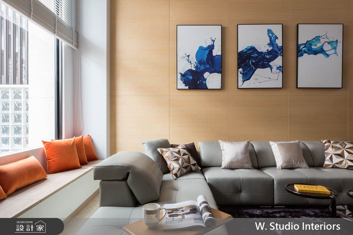 70坪中古屋(5~15年)＿現代風客廳案例圖片＿哲苑室內設計 W. Studio Interiors＿哲苑_04CCC Residence之1