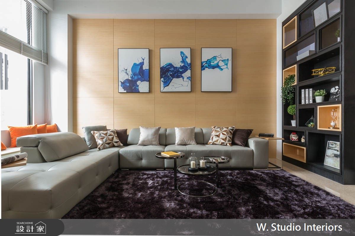 70坪中古屋(5~15年)＿現代風客廳案例圖片＿哲苑室內設計 W. Studio Interiors＿哲苑_04CCC Residence之3