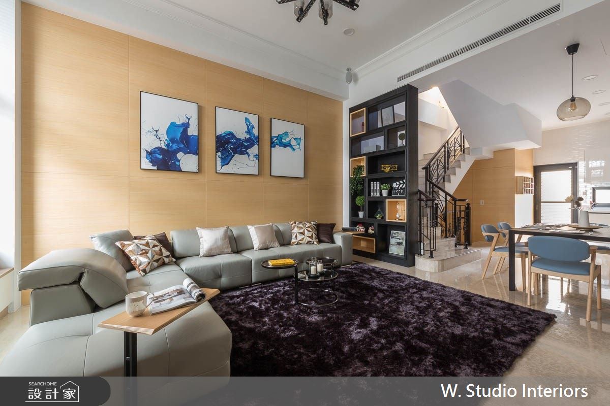 70坪中古屋(5~15年)＿現代風客廳案例圖片＿哲苑室內設計 W. Studio Interiors＿哲苑_04CCC Residence之4