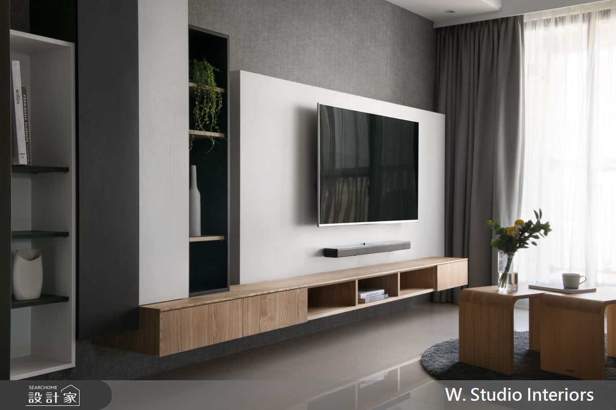 46坪新成屋(5年以下)＿現代風客廳案例圖片＿哲苑室內設計 W. Studio Interiors＿哲苑_05CL Residence之4