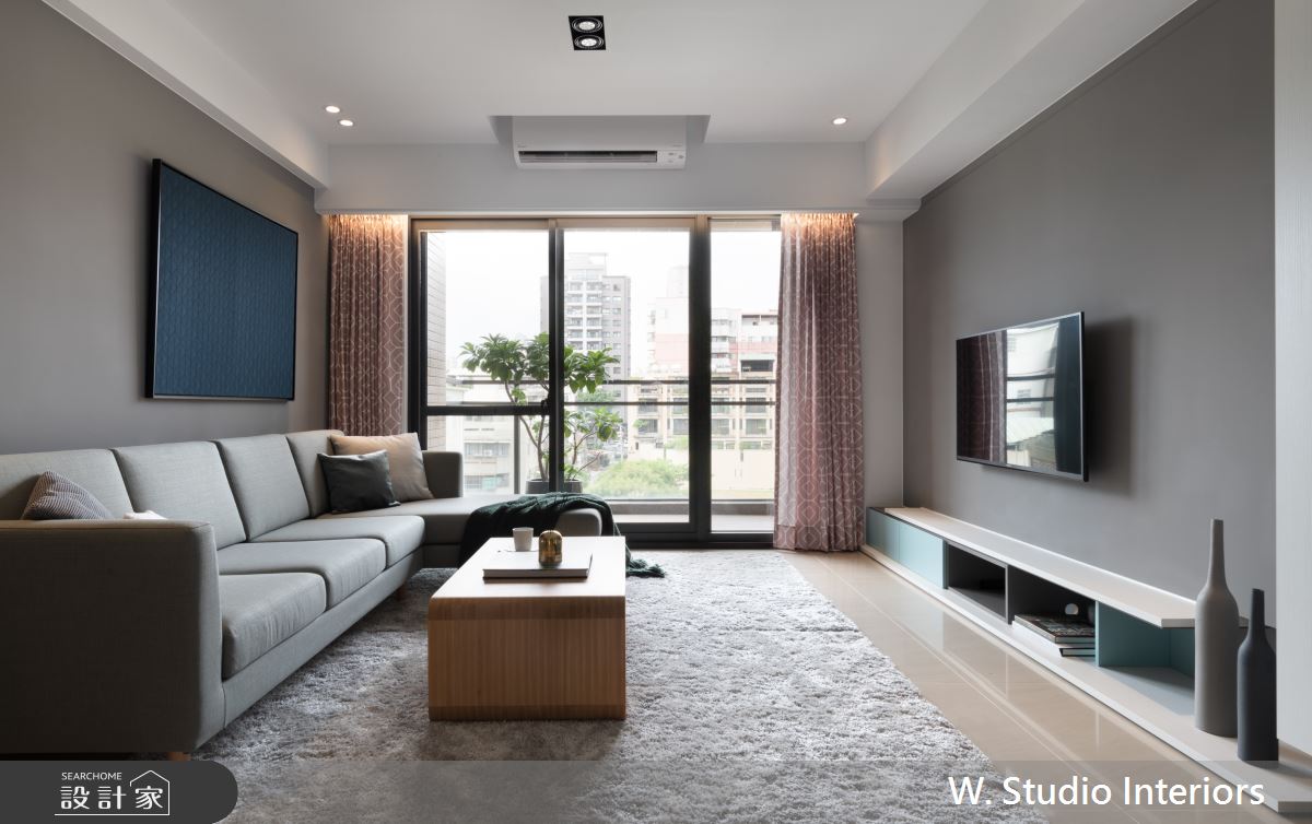 50坪新成屋(5年以下)＿現代風客廳案例圖片＿哲苑室內設計 W. Studio Interiors＿哲苑_07MC Residence之5