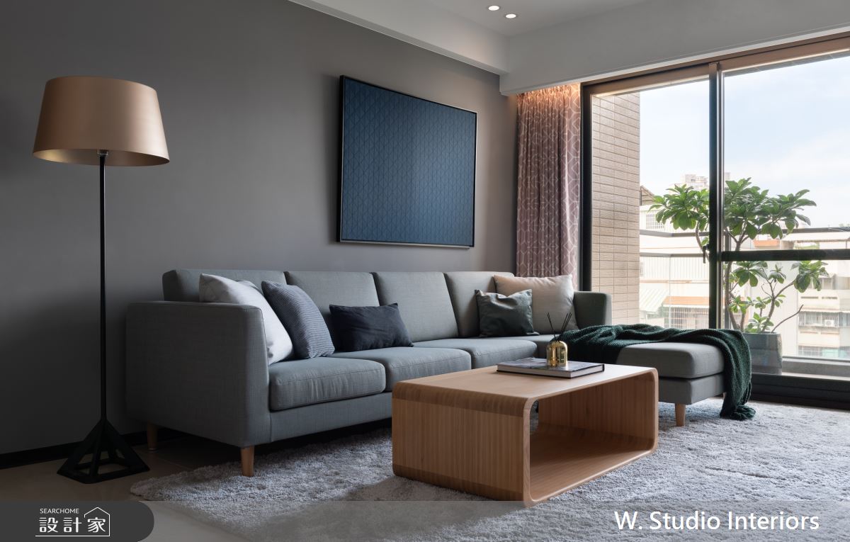50坪新成屋(5年以下)＿現代風客廳案例圖片＿哲苑室內設計 W. Studio Interiors＿哲苑_07MC Residence之6