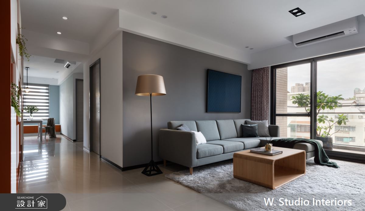 50坪新成屋(5年以下)＿現代風客廳案例圖片＿哲苑室內設計 W. Studio Interiors＿哲苑_07MC Residence之7