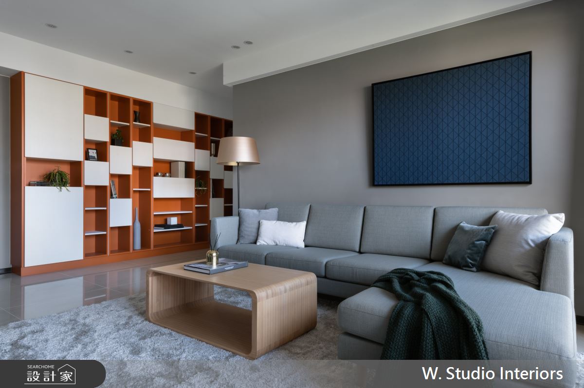 50坪新成屋(5年以下)＿現代風客廳案例圖片＿哲苑室內設計 W. Studio Interiors＿哲苑_07MC Residence之4