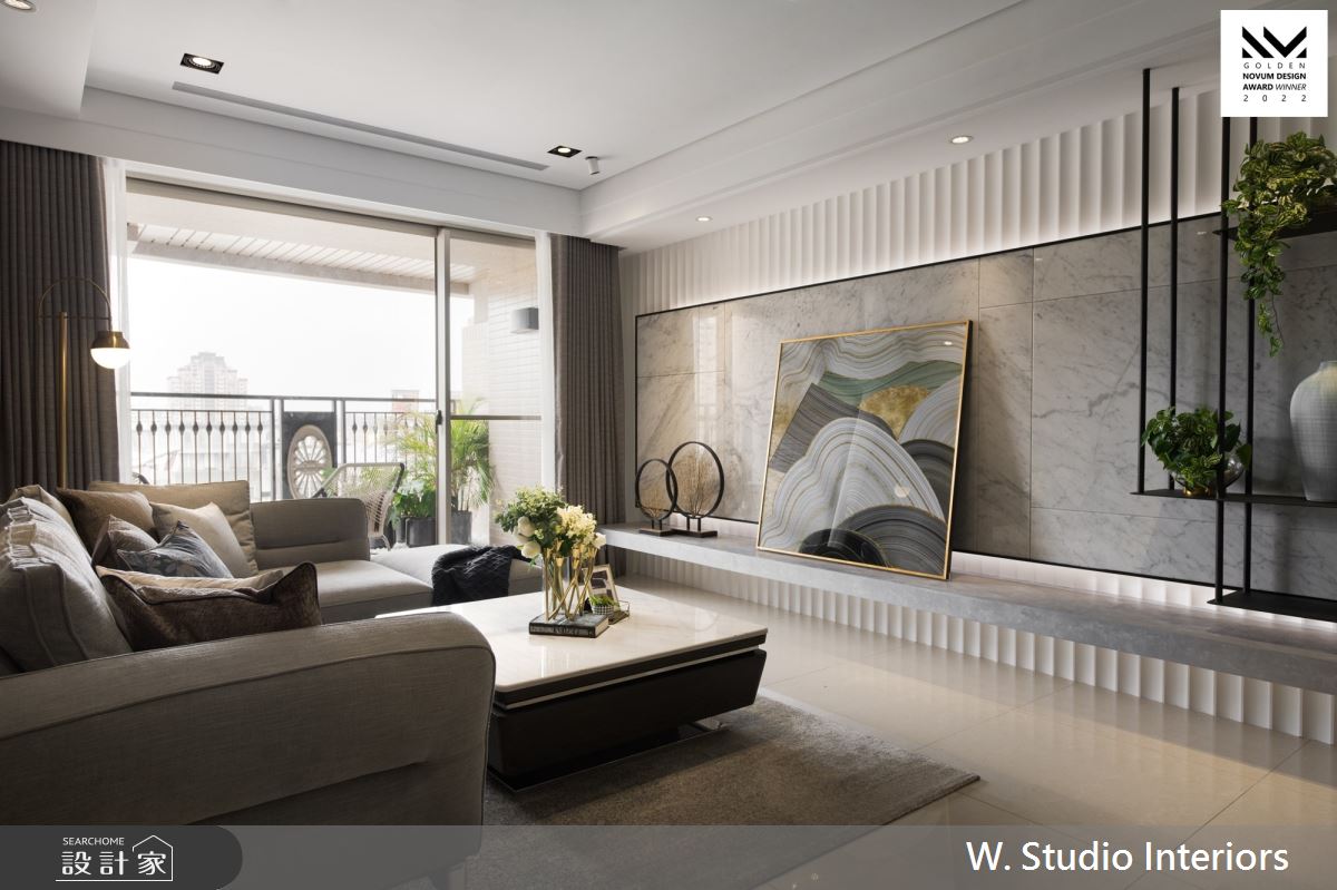 63坪新成屋(5年以下)＿現代風客廳案例圖片＿哲苑室內設計 W. Studio Interiors＿哲苑_09Project 36-7之5