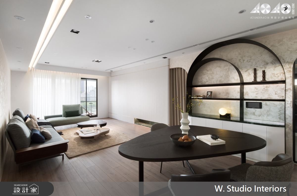 50坪新成屋(5年以下)＿北歐風客廳餐廳案例圖片＿哲苑室內設計 W. Studio Interiors＿哲苑_10HH Reidence之8