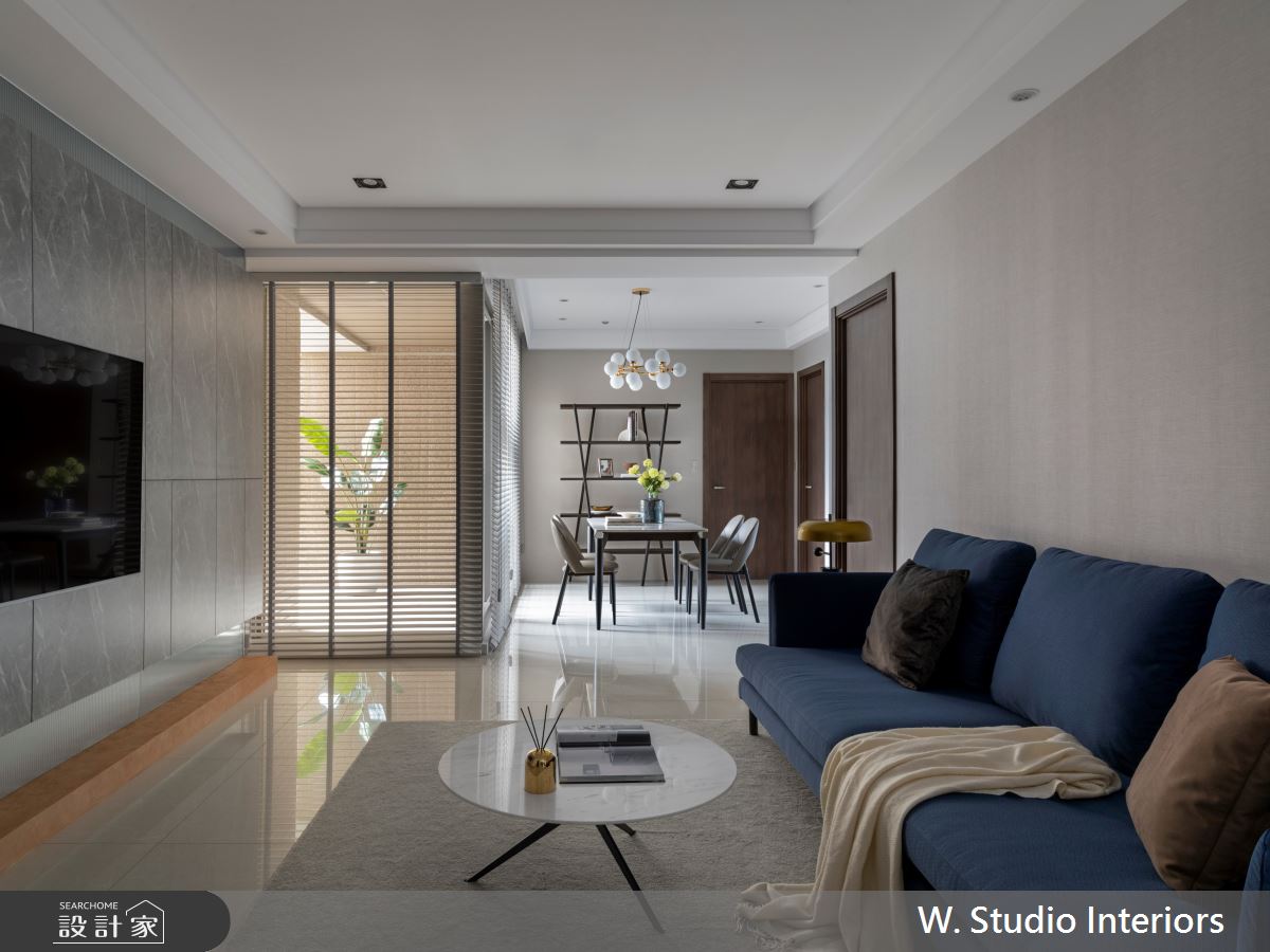 25坪新成屋(5年以下)＿混搭風客廳案例圖片＿哲苑室內設計 W. Studio Interiors＿哲苑_11JYJ Residence之4