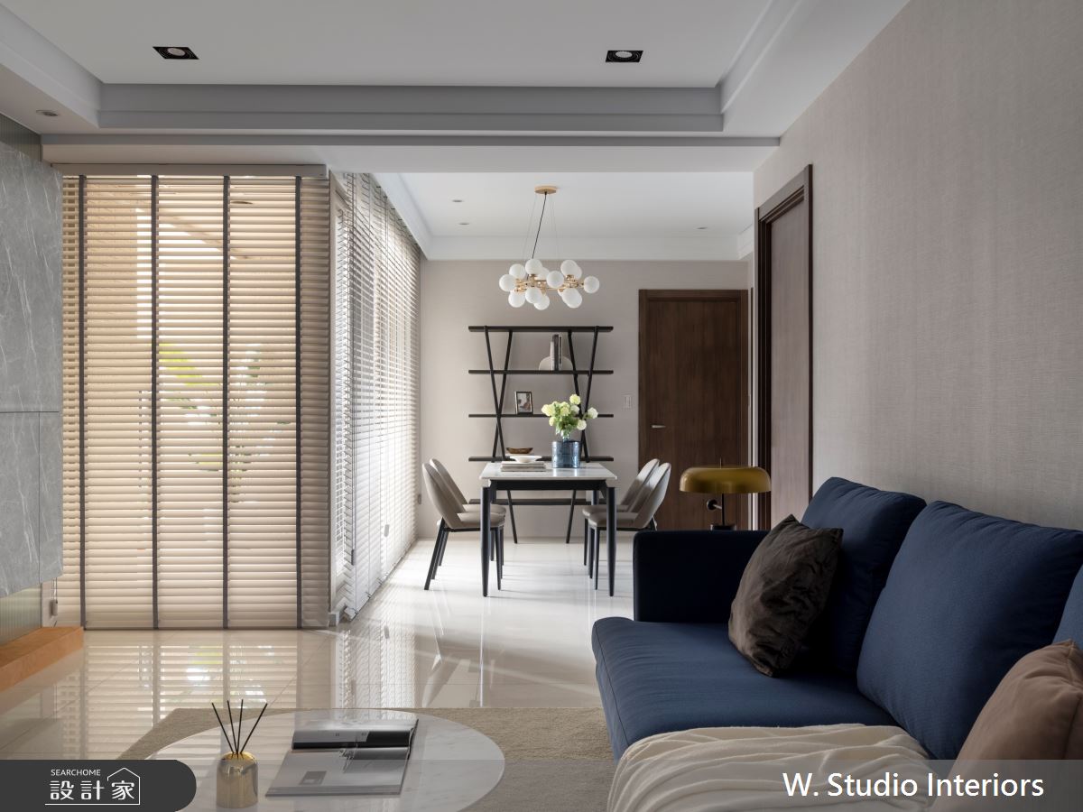 25坪新成屋(5年以下)＿混搭風客廳餐廳案例圖片＿哲苑室內設計 W. Studio Interiors＿哲苑_11JYJ Residence之5