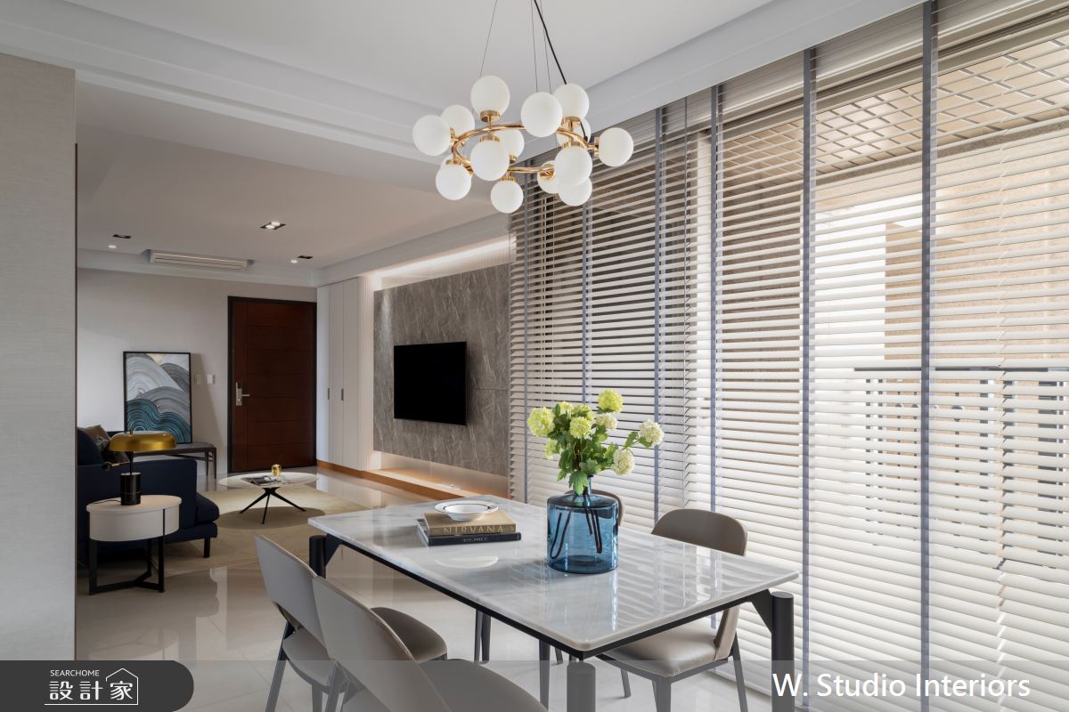 25坪新成屋(5年以下)＿混搭風餐廳案例圖片＿哲苑室內設計 W. Studio Interiors＿哲苑_11JYJ Residence之8