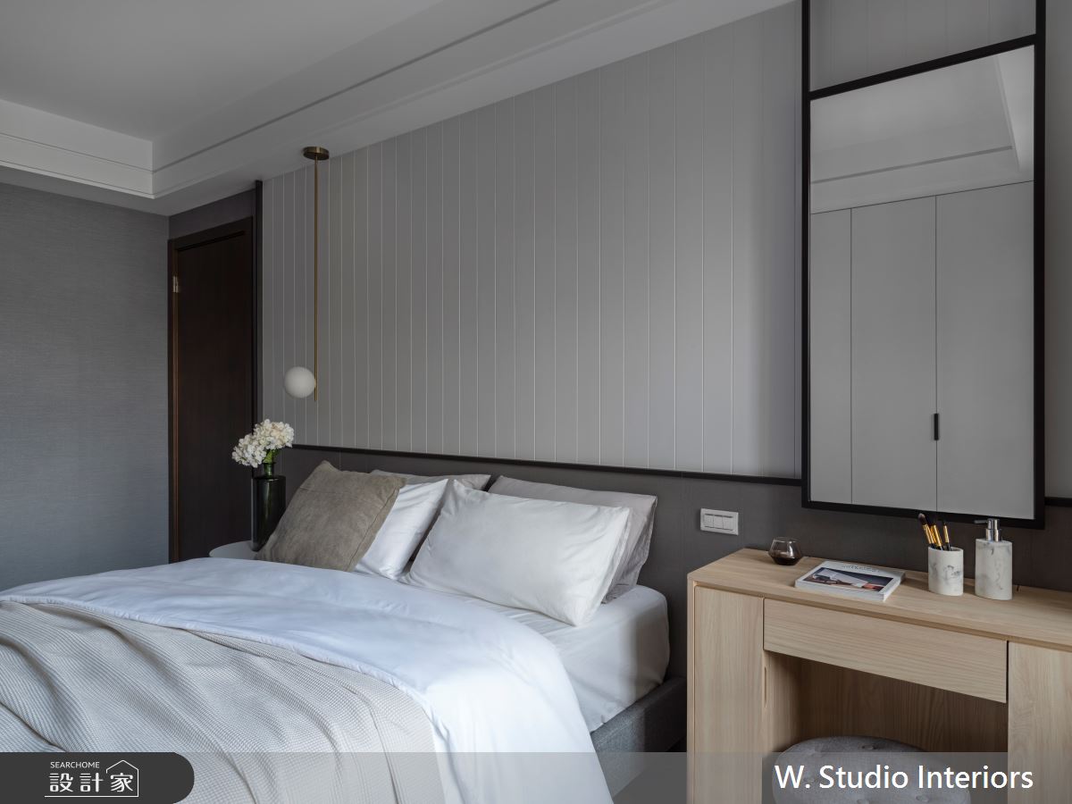 25坪新成屋(5年以下)＿混搭風臥室案例圖片＿哲苑室內設計 W. Studio Interiors＿哲苑_11JYJ Residence之16