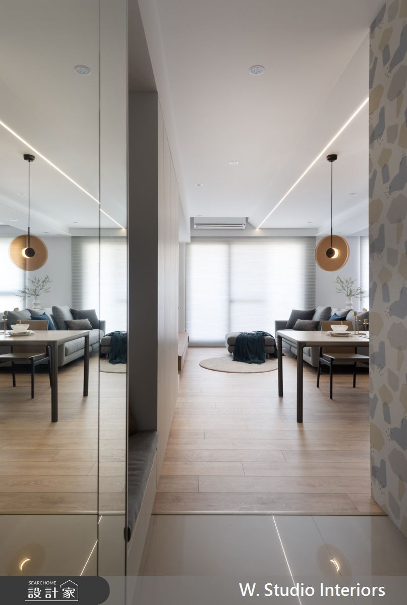 20坪新成屋(5年以下)＿混搭風玄關案例圖片＿哲苑室內設計 W. Studio Interiors＿哲苑_12LZH Residence之1