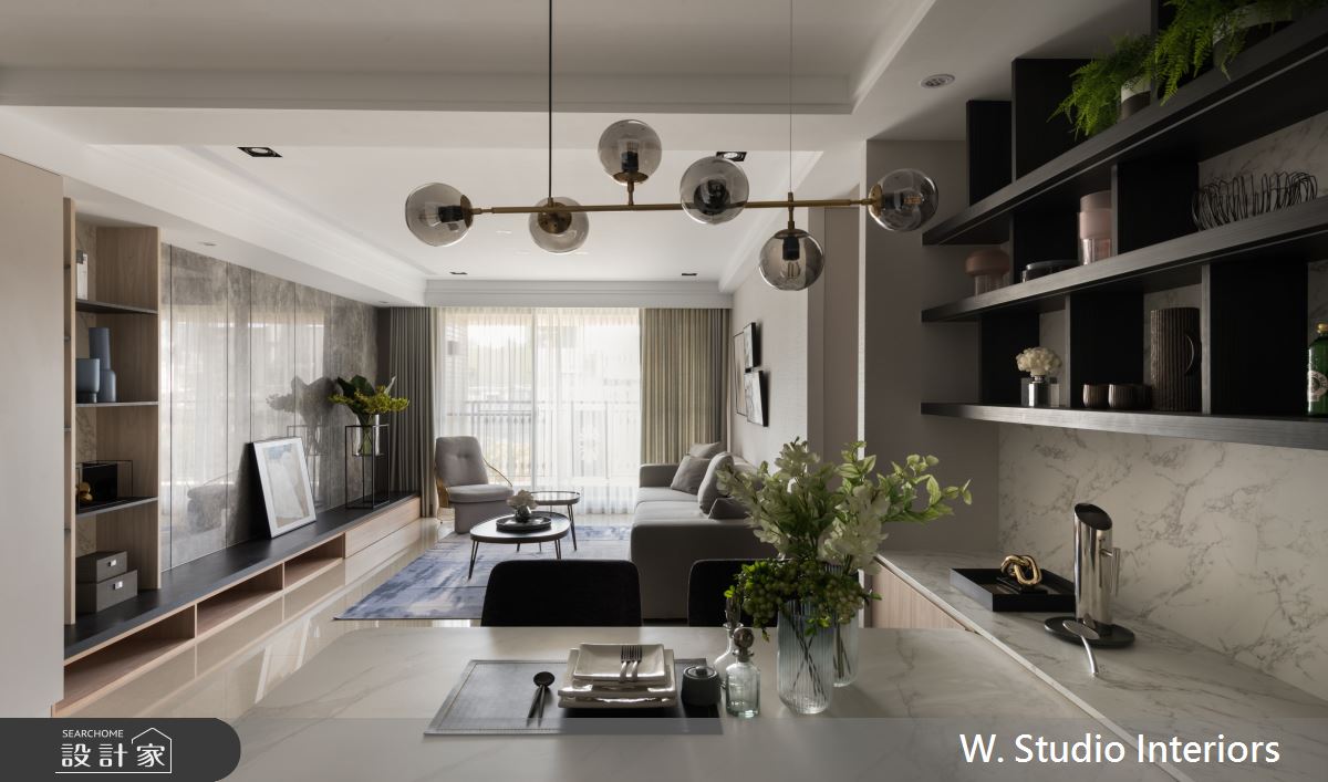 50坪新成屋(5年以下)＿混搭風客廳餐廳案例圖片＿哲苑室內設計 W. Studio Interiors＿哲苑_13Project 36-8之14
