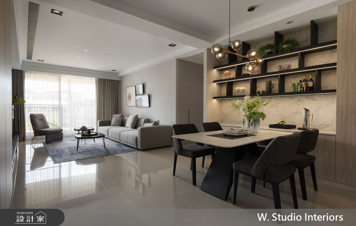 50坪新成屋(5年以下)＿混搭風客廳餐廳案例圖片＿哲苑室內設計 W. Studio Interiors＿哲苑_13Project 36-8之15