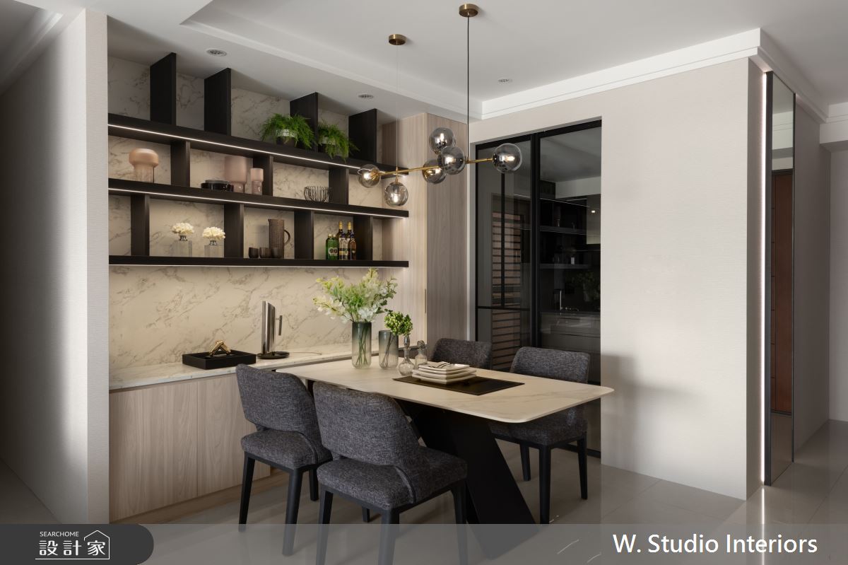 50坪新成屋(5年以下)＿混搭風餐廳案例圖片＿哲苑室內設計 W. Studio Interiors＿哲苑_13Project 36-8之17