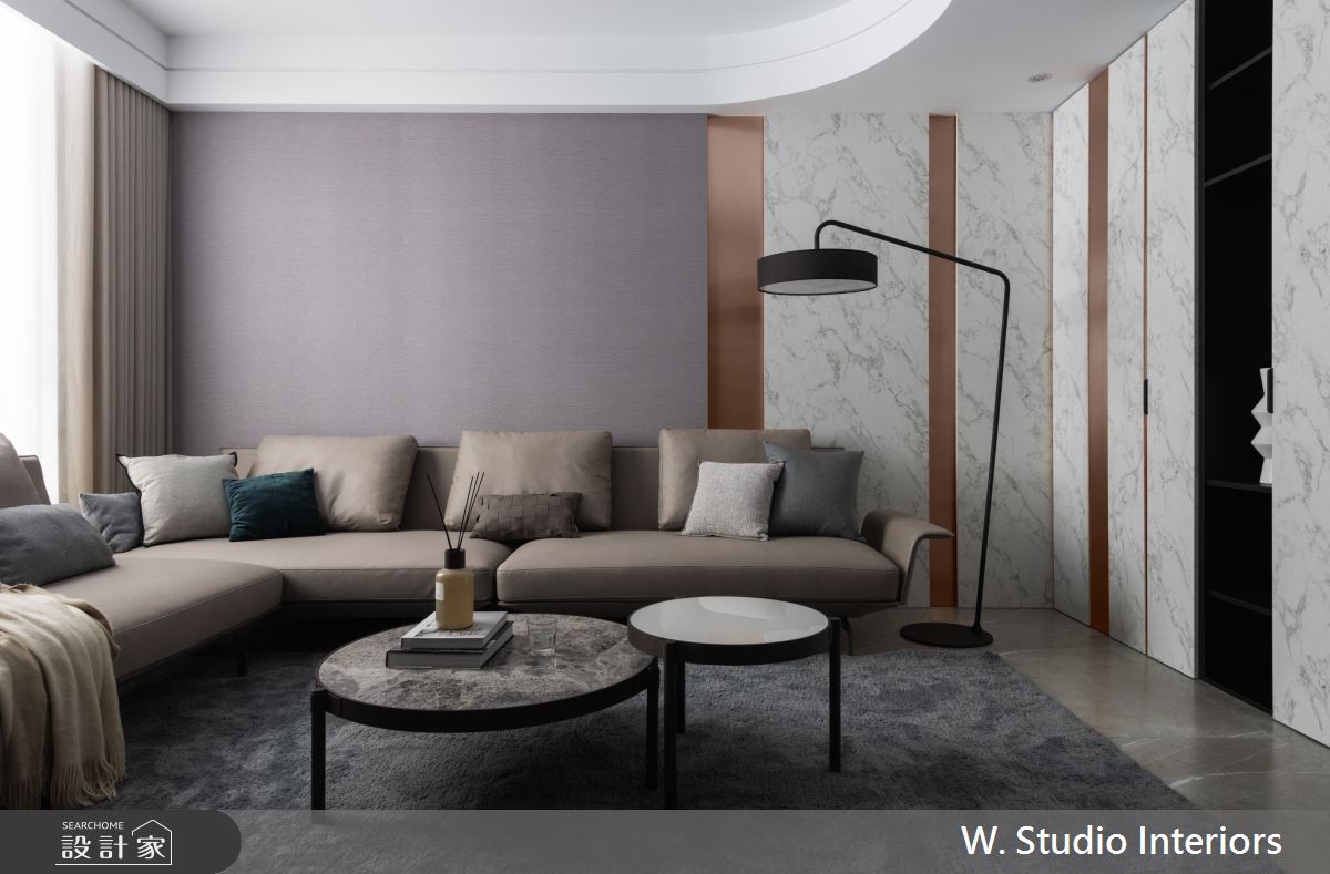150坪新成屋(5年以下)＿混搭風客廳案例圖片＿哲苑室內設計 W. Studio Interiors＿哲苑_14Chen Residence之2
