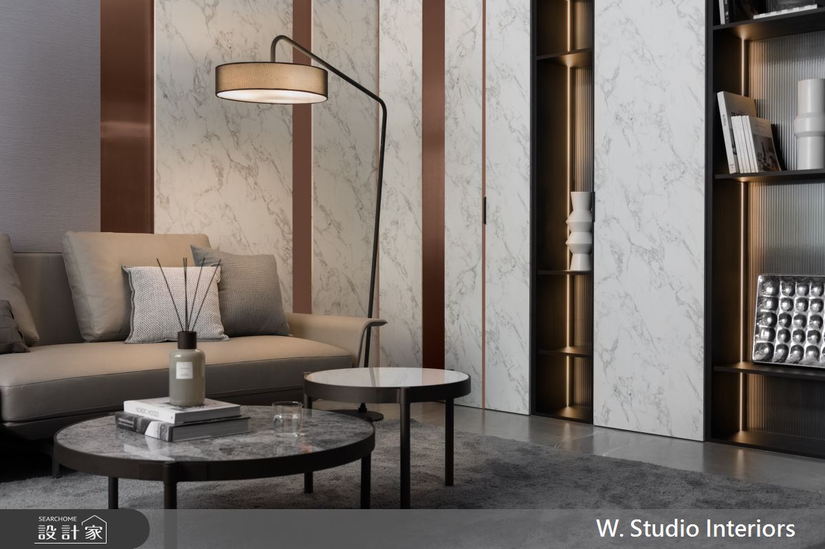 150坪新成屋(5年以下)＿混搭風客廳案例圖片＿哲苑室內設計 W. Studio Interiors＿哲苑_14Chen Residence之4