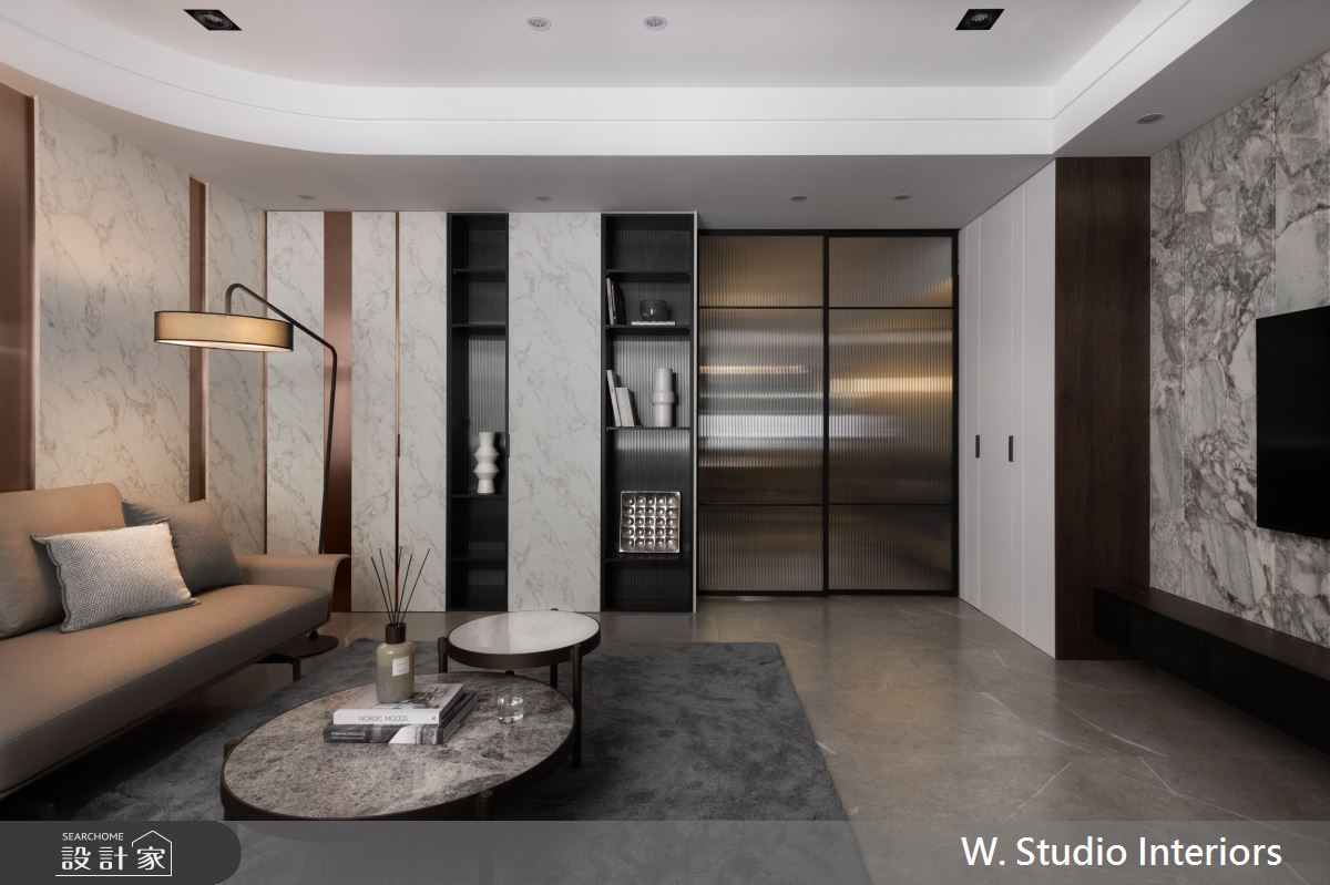 150坪新成屋(5年以下)＿混搭風客廳案例圖片＿哲苑室內設計 W. Studio Interiors＿哲苑_14Chen Residence之6