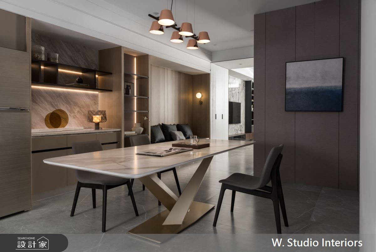 150坪新成屋(5年以下)＿混搭風餐廳案例圖片＿哲苑室內設計 W. Studio Interiors＿哲苑_14Chen Residence之15