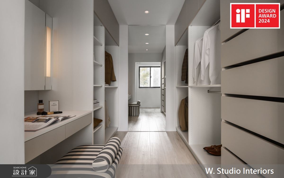 110坪老屋(41~50年)＿現代風更衣間案例圖片＿哲苑室內設計 W. Studio Interiors＿哲苑_16傳承之15