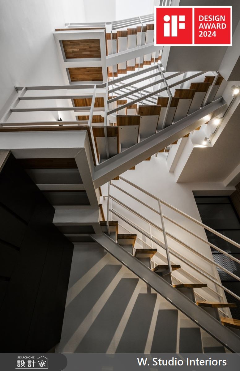 110坪老屋(41~50年)＿現代風樓梯案例圖片＿哲苑室內設計 W. Studio Interiors＿哲苑_16傳承之10