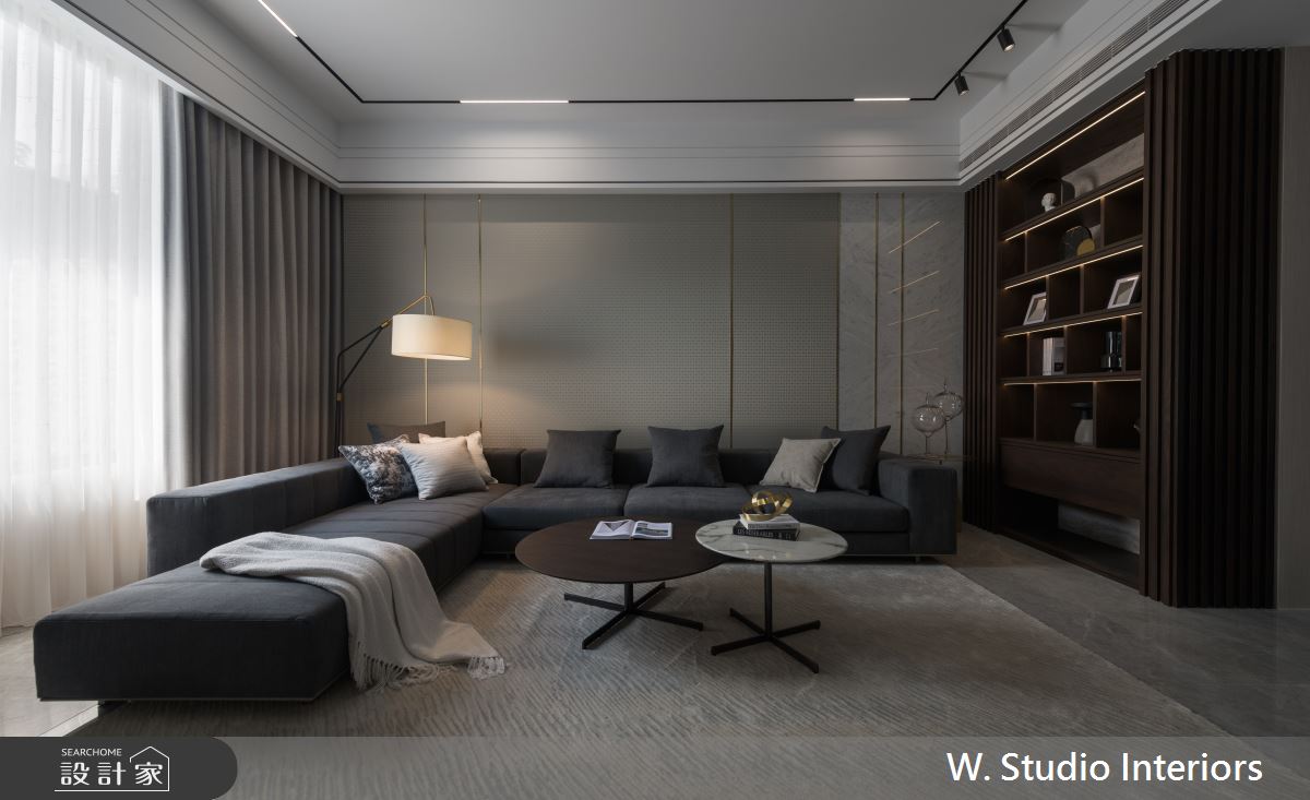 120坪新成屋(5年以下)＿現代風客廳案例圖片＿哲苑室內設計 W. Studio Interiors＿哲苑_17Project 116之5