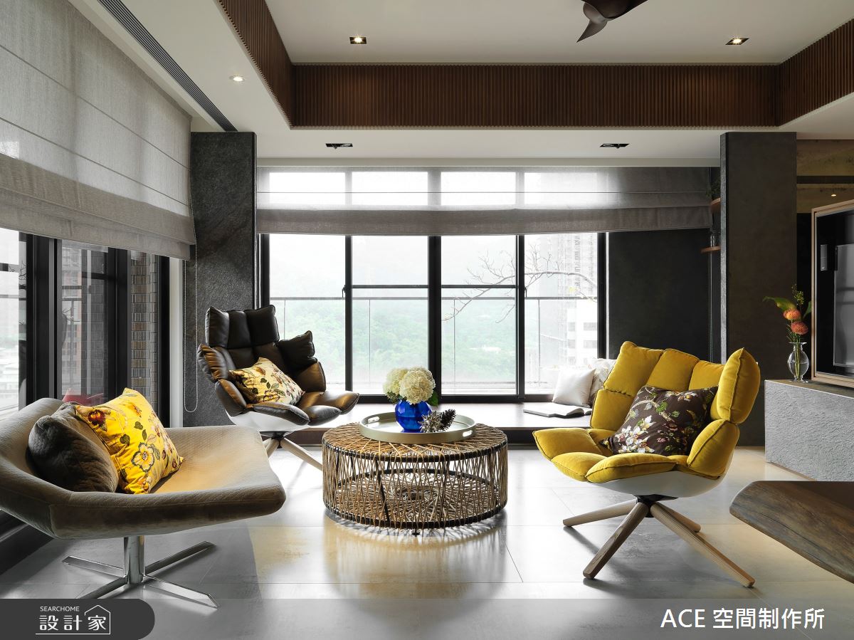 48坪新成屋(5年以下)＿混搭風客廳案例圖片＿ACE 空間制作所＿ACE 空間制作所_03之5