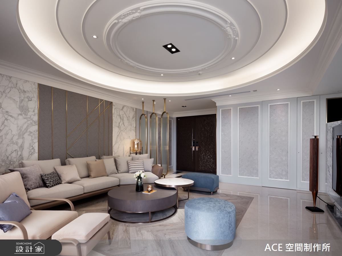 150坪新成屋(5年以下)＿新古典客廳案例圖片＿ACE 空間制作所＿ACE 空間制作所_05之1