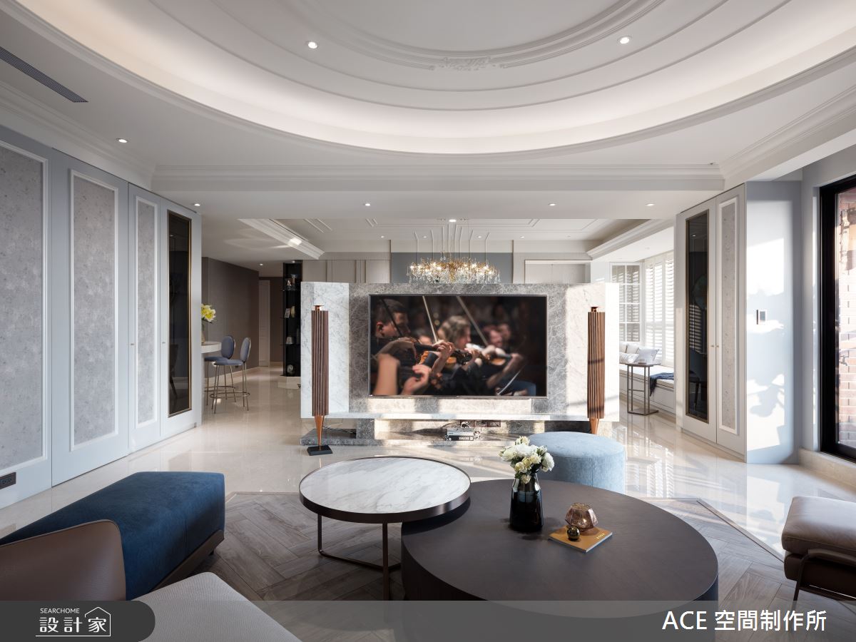 150坪新成屋(5年以下)＿新古典客廳案例圖片＿ACE 空間制作所＿ACE 空間制作所_05之4