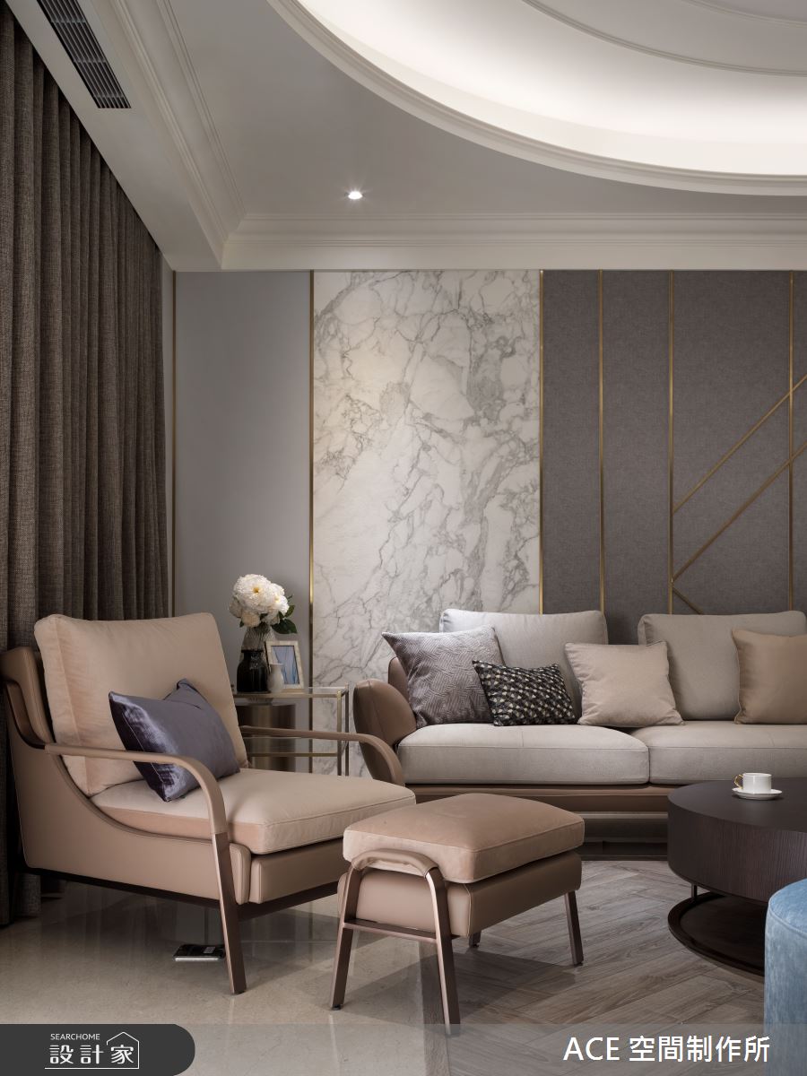 150坪新成屋(5年以下)＿新古典客廳案例圖片＿ACE 空間制作所＿ACE 空間制作所_05之3