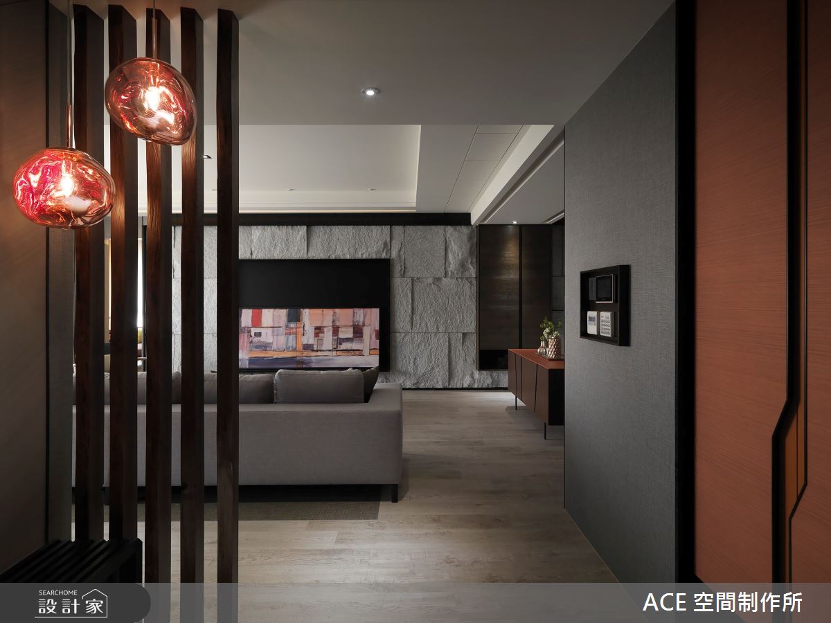 80坪新成屋(5年以下)＿混搭風玄關客廳案例圖片＿ACE 空間制作所＿ACE 空間制作所_06之1