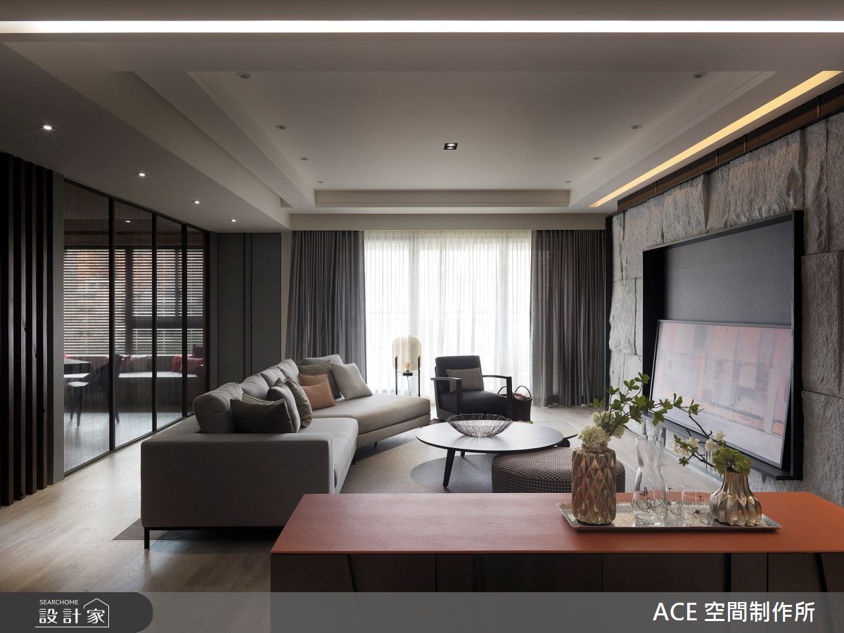 80坪新成屋(5年以下)＿混搭風客廳案例圖片＿ACE 空間制作所＿ACE 空間制作所_06之3