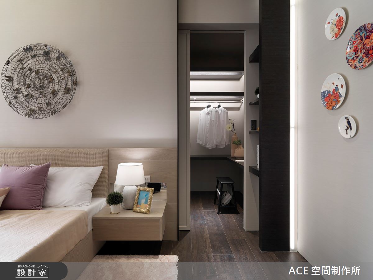 80坪新成屋(5年以下)＿混搭風臥室更衣間案例圖片＿ACE 空間制作所＿ACE 空間制作所_06之16