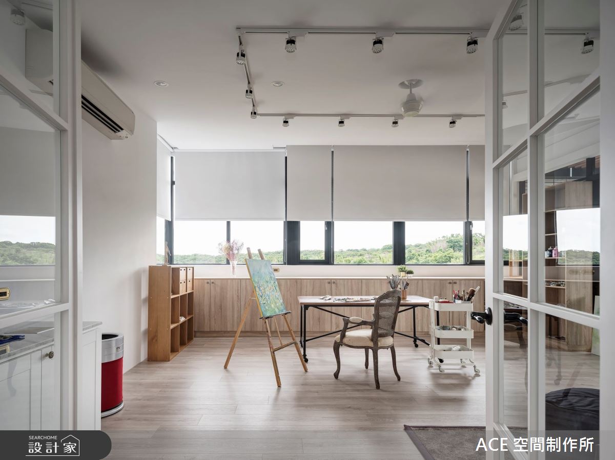 160坪新成屋(5年以下)＿混搭風工作區多功能室案例圖片＿ACE 空間制作所＿ACE 空間制作所_07之12