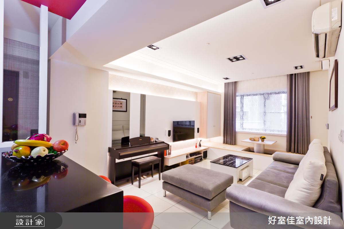 24坪新成屋(5年以下)＿簡約風客廳吧檯案例圖片＿好室佳室內設計＿好室佳_待在家也能喘口氣之3