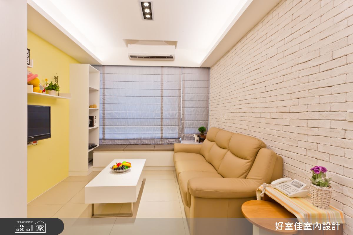 24坪新成屋(5年以下)＿簡約風客廳案例圖片＿好室佳室內設計＿好室佳_簡單溫暖的美好住宅之2