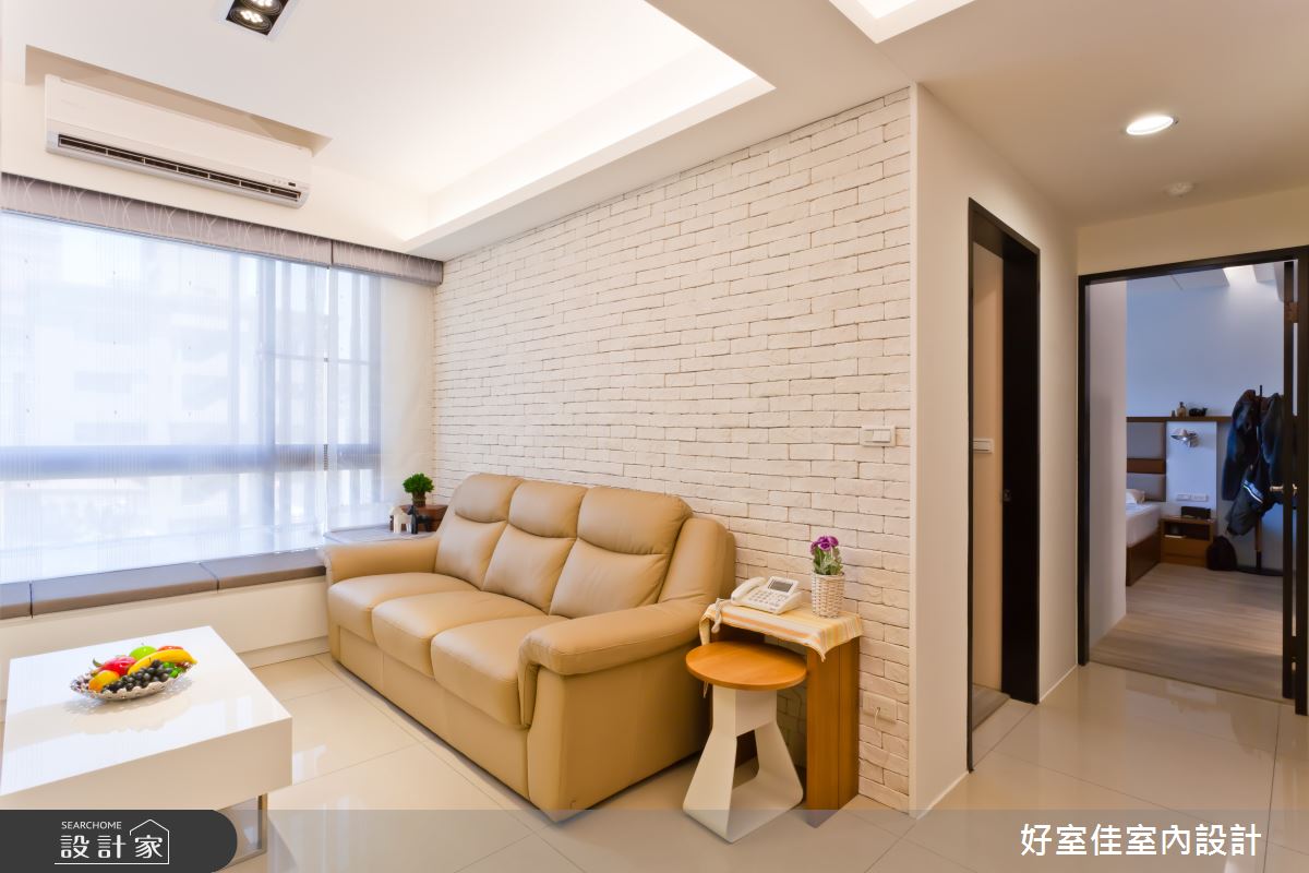 24坪新成屋(5年以下)＿簡約風客廳案例圖片＿好室佳室內設計＿好室佳_簡單溫暖的美好住宅之3