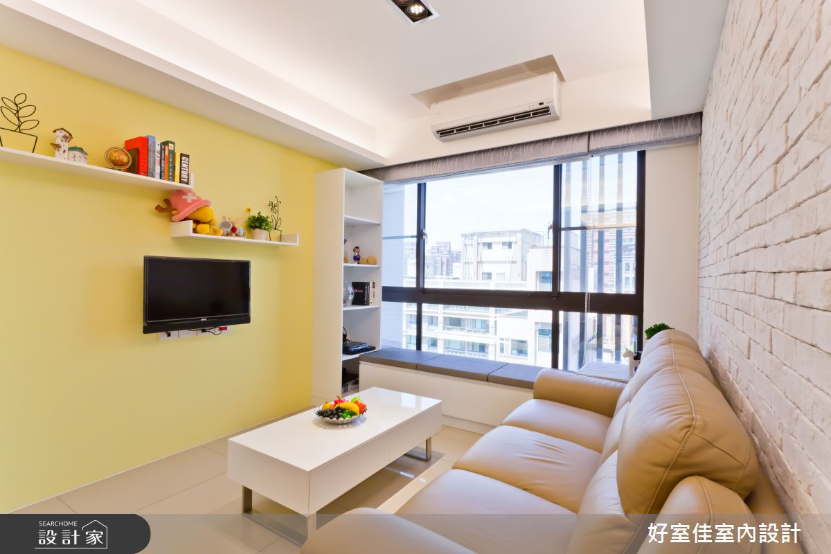 24坪新成屋(5年以下)＿簡約風客廳案例圖片＿好室佳室內設計＿好室佳_簡單溫暖的美好住宅之4