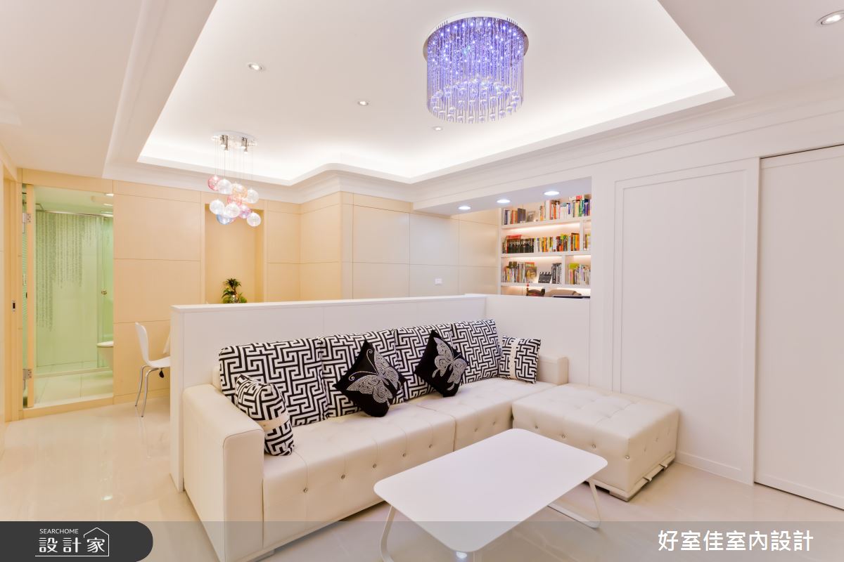 26坪中古屋(5~15年)＿簡約風客廳案例圖片＿好室佳室內設計＿好室佳_小坪數也有大空間之2