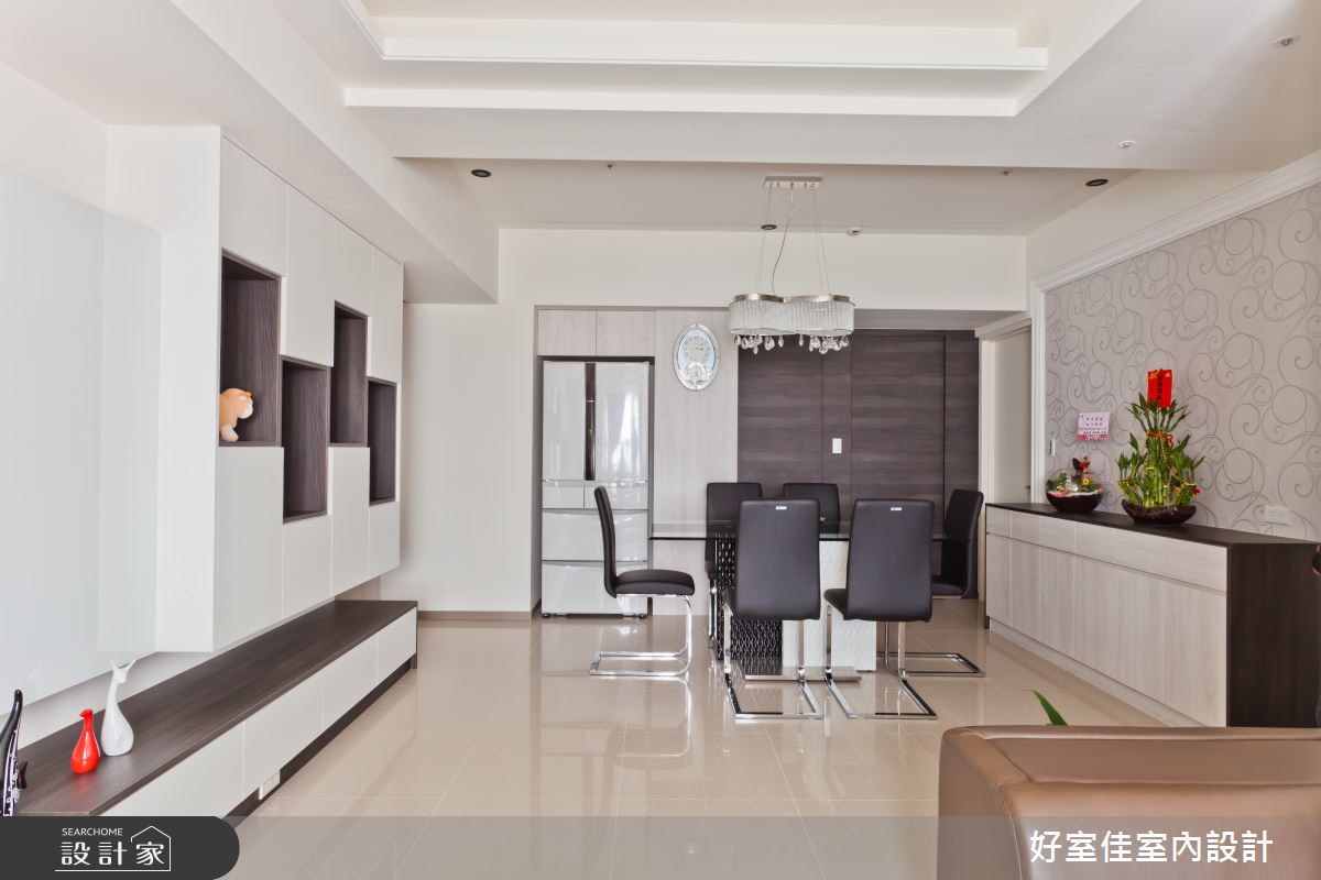26坪新成屋(5年以下)＿簡約風客廳餐廳案例圖片＿好室佳室內設計＿好室佳_現代極簡的居家生活之2