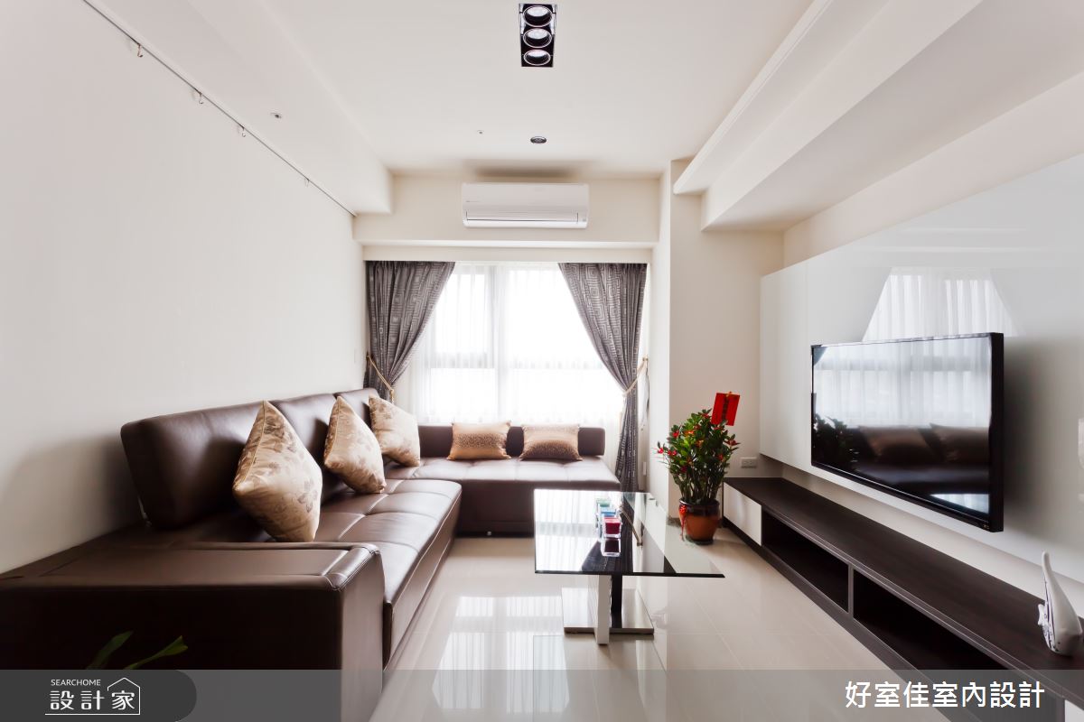 26坪新成屋(5年以下)＿簡約風客廳案例圖片＿好室佳室內設計＿好室佳_現代極簡的居家生活之3