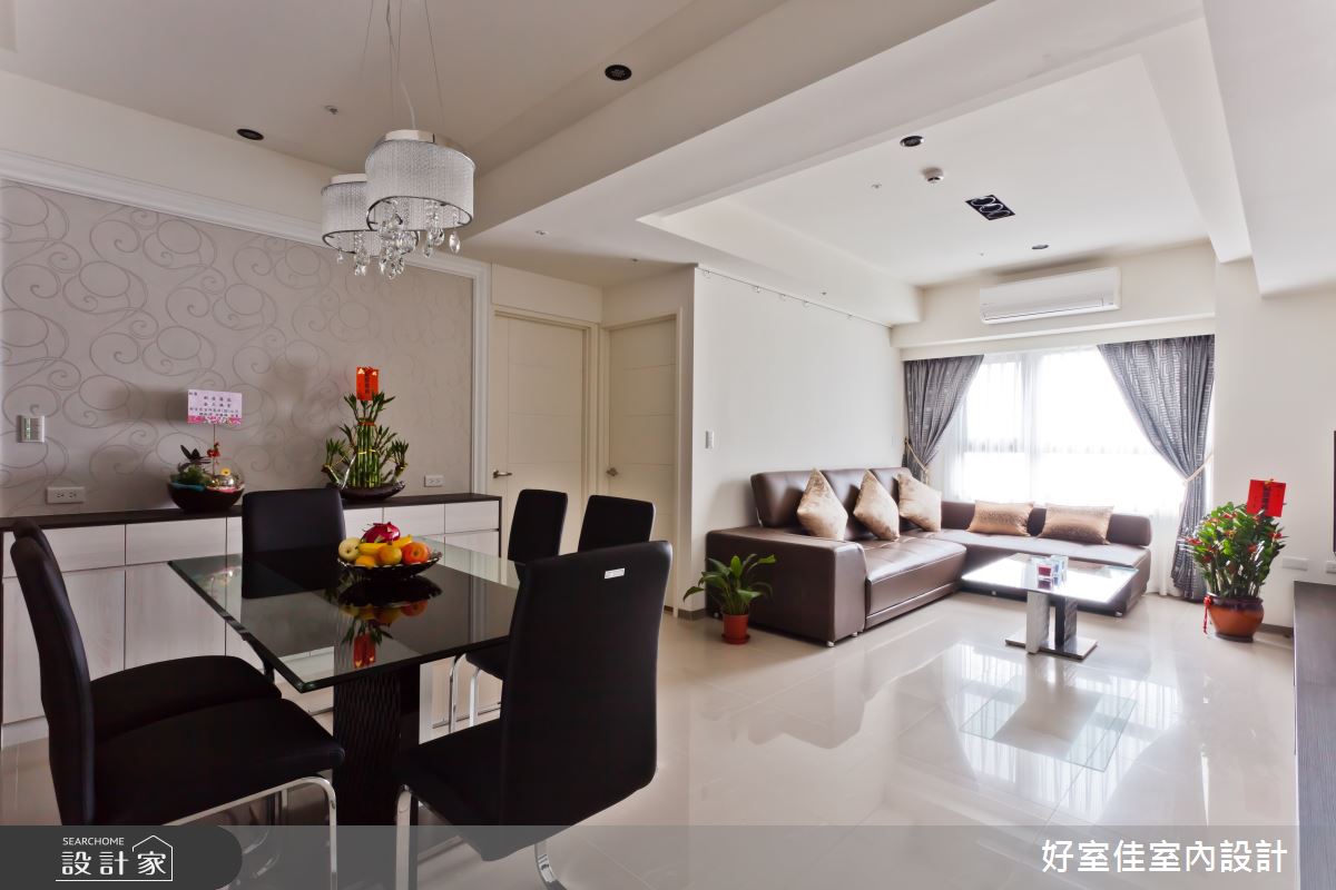 26坪新成屋(5年以下)＿簡約風客廳餐廳案例圖片＿好室佳室內設計＿好室佳_現代極簡的居家生活之4