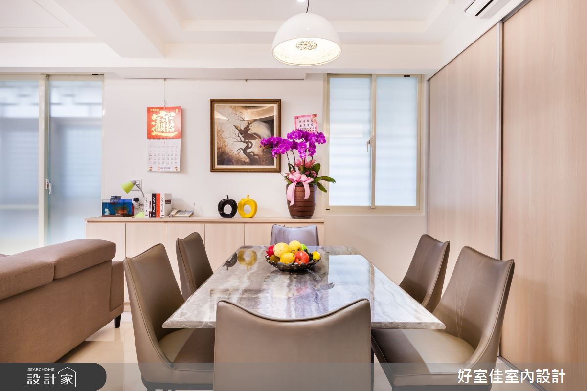 40坪老屋(31~40年)＿簡約風餐廳案例圖片＿好室佳室內設計＿好室佳_淡木色36坪收納宅之6