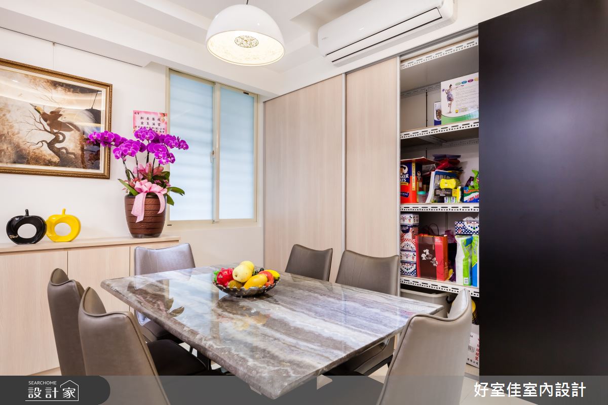 40坪老屋(31~40年)＿簡約風餐廳案例圖片＿好室佳室內設計＿好室佳_淡木色36坪收納宅之7