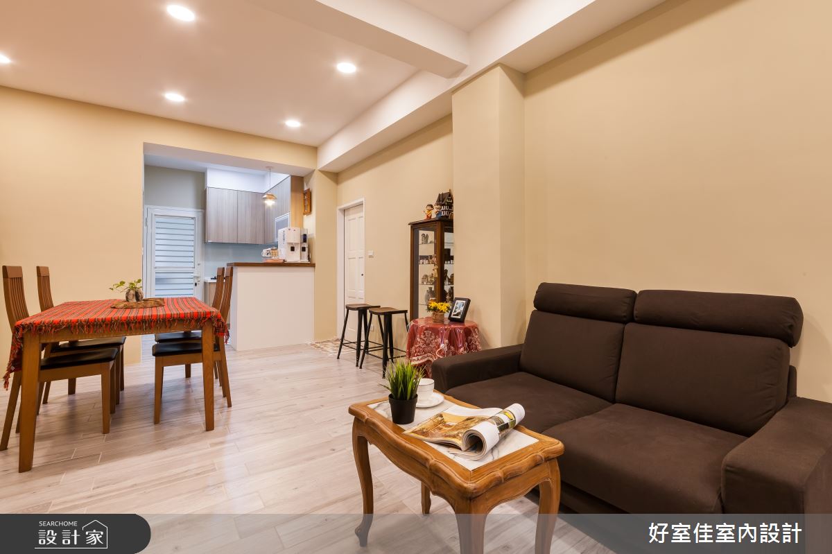 23坪老屋(16~30年)＿簡約風客廳餐廳案例圖片＿好室佳室內設計＿好室佳_我的文青感小窩之2