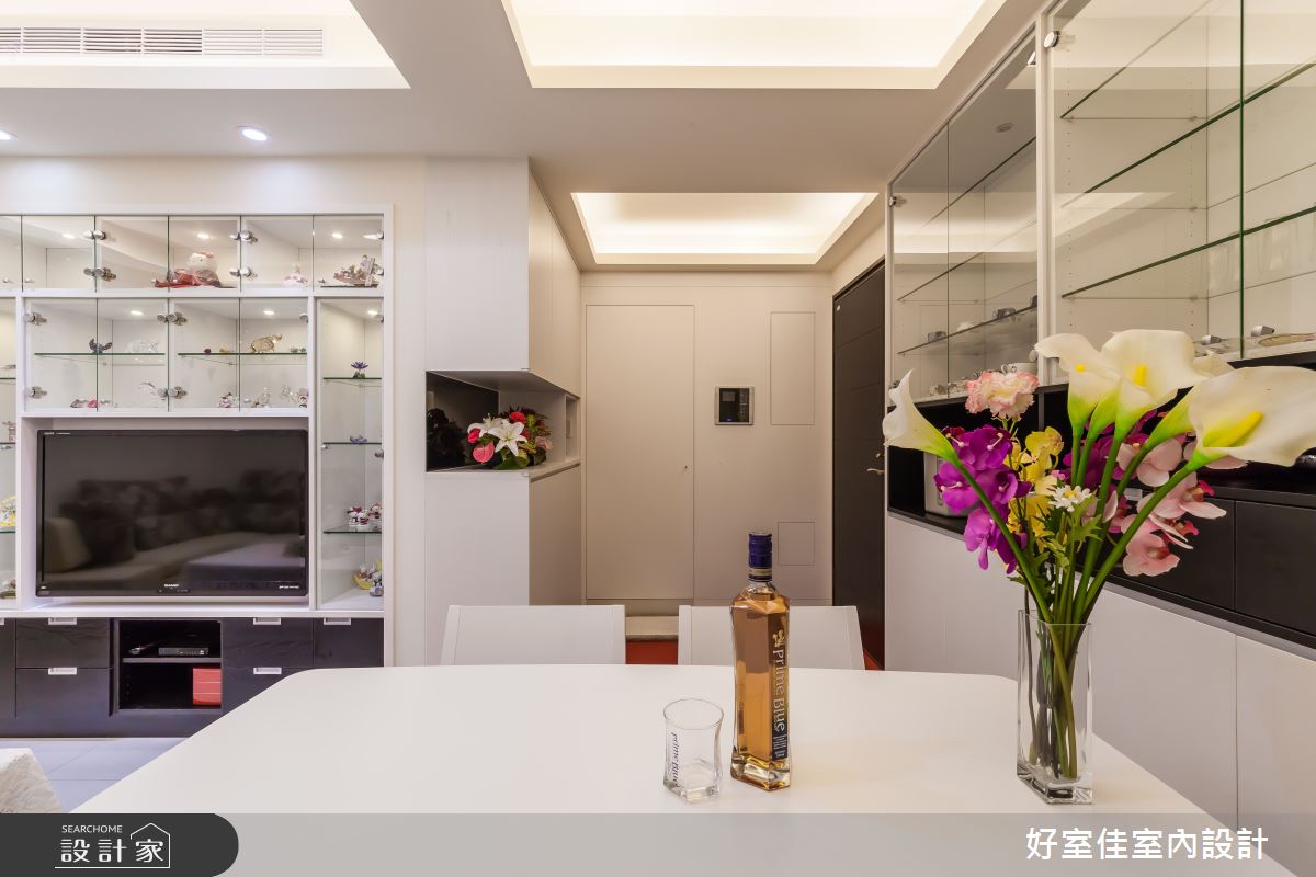 18坪中古屋(5~15年)＿簡約風餐廳案例圖片＿好室佳室內設計＿好室佳_黑加白的多功能宅之7