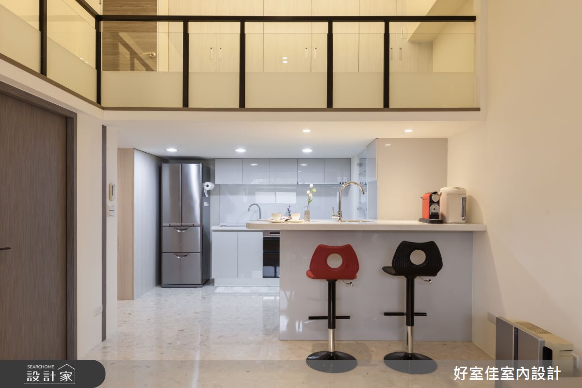 31坪中古屋(5~15年)＿簡約風吧檯案例圖片＿好室佳室內設計＿好室佳_時尚挑高設計好宅之5